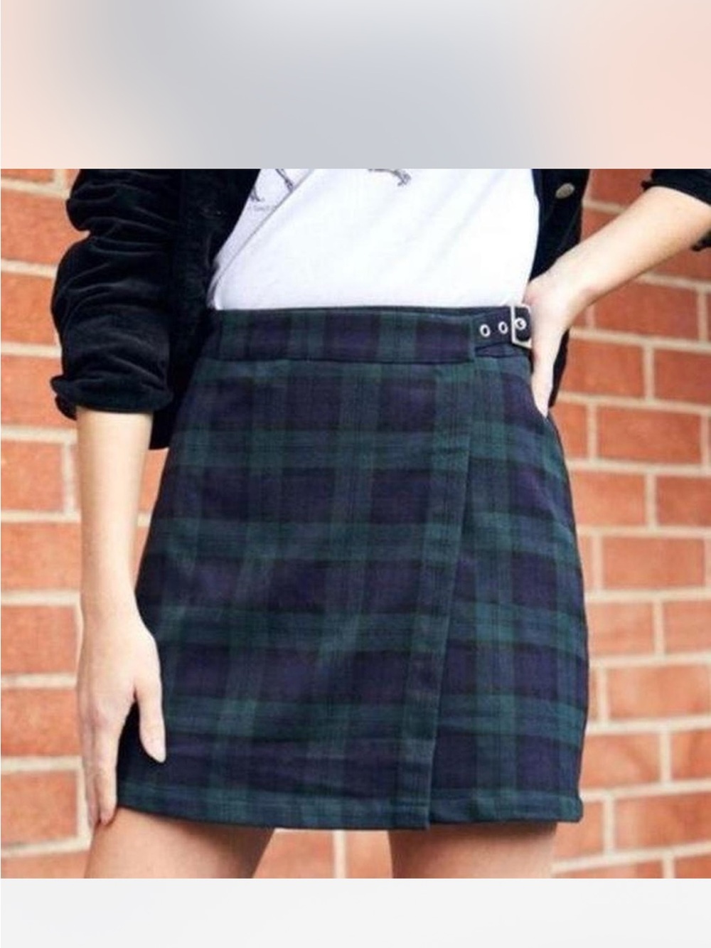 John‎ Galt Brandy Melville Plaid Skirt Size One Size
